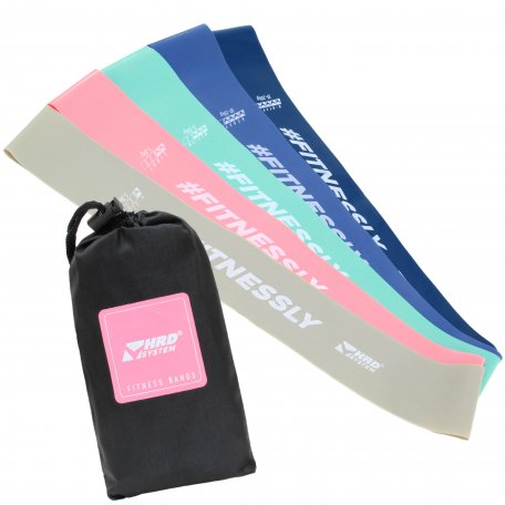 HRD Zestaw 5x guma do ćwiczeń Training Fitnessly