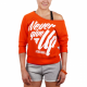 TREC TW BLUZA DAMSKA SWEATSHIRT 01 ORANGE