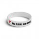 TREC WRISTBAND 001 NO PAIN NO GAIN