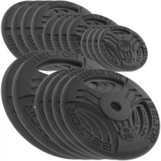 BELTOR ZESTAW 115KG OBCIĄŻENIE ŻELIWNE KIEROWNICA 26MM FASTGRIP