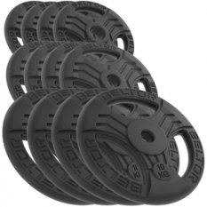 BELTOR ZESTAW 70KG OBCIĄŻENIE ŻELIWNE KIEROWNICA 29MM FASTGRIP