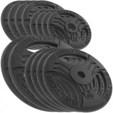 BELTOR ZESTAW 110KG OBCIĄŻENIE ŻELIWNE KIEROWNICA 29MM FASTGRIP