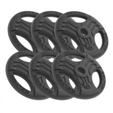 BELTOR ZESTAW 30KG OBCIĄŻENIE ŻELIWNE KIEROWNICA 51MM FASTGRIP