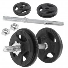 Hantla żeliwna regulowana 10kg + zaciski HRD