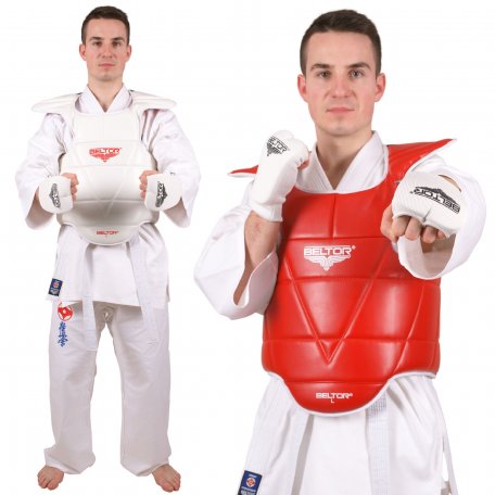 Beltor Ochraniacz tułowia karate dwustronny Hogo