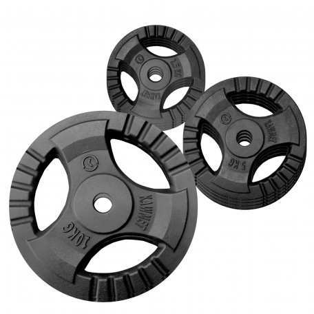 Kawmet Zestaw 50 kg obciążenia żeliwne talerz 28,5 mm