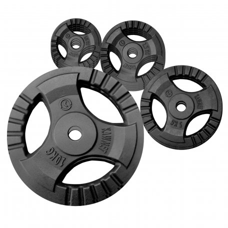 Kawmet Zestaw 45 kg obciążenia żeliwne talerz 28,5 mm