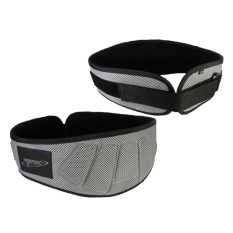 TREC PAS KULTURYSTYCZNY SZEROKI MATERIAŁOWY SREBRNY