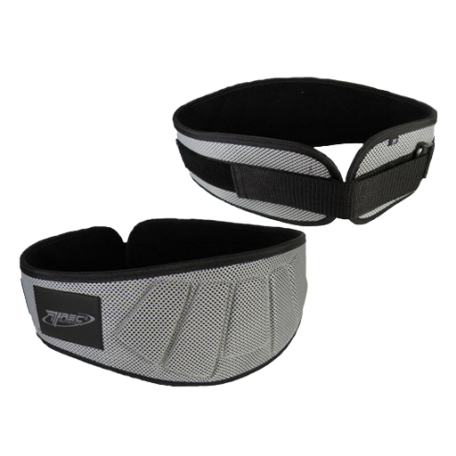 TREC PAS KULTURYSTYCZNY SZEROKI MATERIAŁOWY SREBRNY