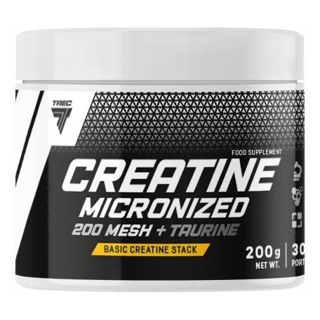 TREC CREATINE MICRONIZED 200 MESH + TAURINE 200 g JAR