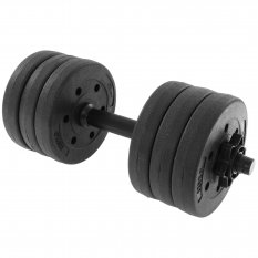 HRD Regulowana hantla bitumiczna 7,8KG + zaciski