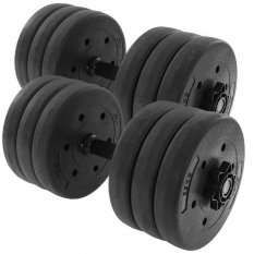 HRD Regulowane hantle bitumiczne 30,7KG + zaciski