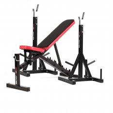 BELTOR ZESTAW ŁAWKA REGULOWANA TRENINGOWA + STOJAKI REGULOWANA