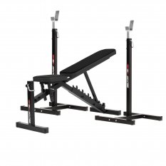 BELTOR ZESTAW ŁAWKA REGULOWANA TRENINGOWA + STOJAKI REGULOWANE