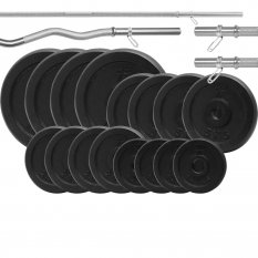 PF Zestaw 96kg obciążenie żeliwne 29mm 4 gryfy 28mm