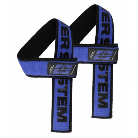 POWER-SYSTEM PASKI LIFTING STRAPS DUPLEX-BLACK/BLUE 3401