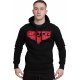 Beltor Bluza Męska z Kapturem Hoodie Red Logo Black