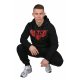 Beltor Bluza Męska z Kapturem Hoodie Red Logo Black