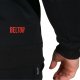 Beltor Bluza Męska z Kapturem Hoodie Red Logo Black