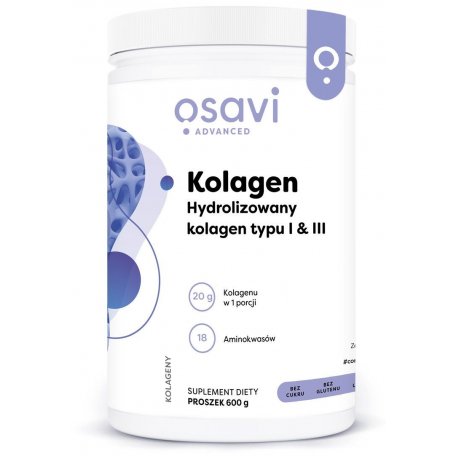 Osavi Kolagen Hydrolizowany Typu I & III - 600 grams