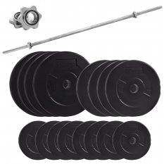 ZESTAW HOLLYWOOD PROGRES 40 KG + GRYF 120 CM