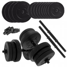 ZESTAW HOLLYWOOD - START- 2X 20 KG BITUMICZNE SZTANGIELKI