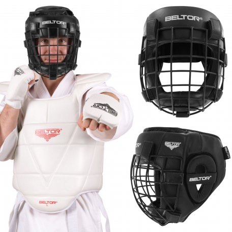 Beltor kask sparingowy z kratką