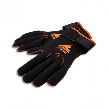 Trec COLD WATER THERMO GLOVES 01 BLACK-ORANGE