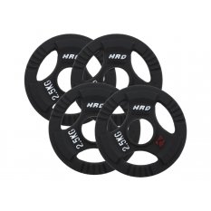 HRD Obciążenie żeliwne kierownica 51,5mm olimpijskie. Zestaw 10kg. (4x2,5)