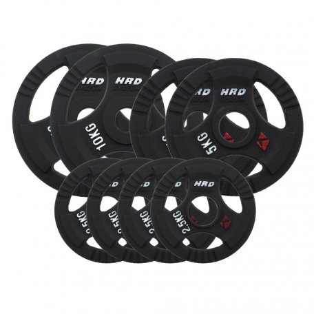 HRD Obciążenie żeliwne kierownica 51,5mm olimpijskie. Zestaw 40kg. (2x10, 2x5, 4x2,5)
