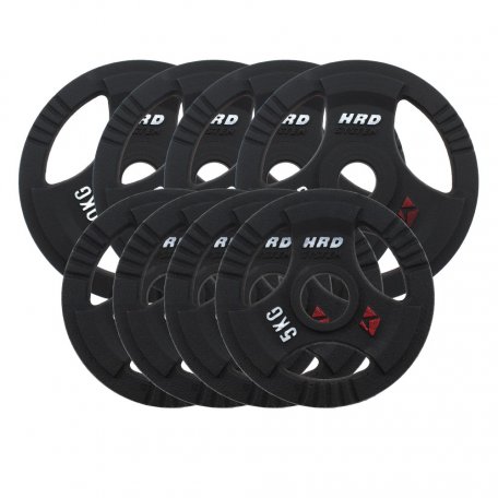 HRD Obciążenie żeliwne kierownica 51,5mm olimpijskie. Zestaw 60kg. (4x10, 4x5)