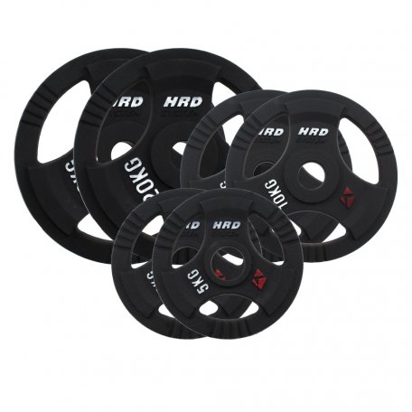 HRD Obciążenie żeliwne kierownica 51,5mm olimpijskie. Zestaw 70kg. (2x20, 2x10, 2x5)