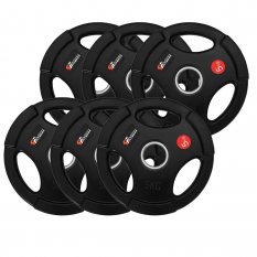 PF Zestaw 30kg Obciążenie Olimpijskie Gumowane 50mm 6x5kg