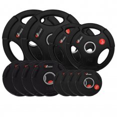 PF Zestaw 45kg Obciążenie Olimpijskie Gumowane 50mm