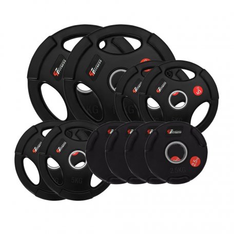 PF Zestaw 50kg Obciążenie Olimpijskie Gumowane 50mm