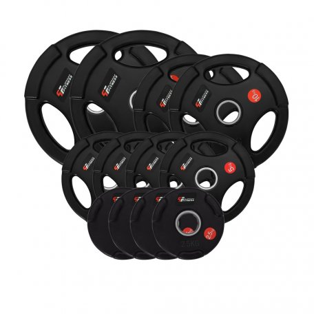 PF Zestaw 90kg Obciążenie Olimpijskie Gumowane 50mm