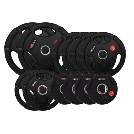 PF Zestaw 100kg Obciążenie Olimpijskie Gumowane 50mm