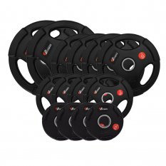 PF Zestaw 110kg Obciążenie Olimpijskie Gumowane 50mm