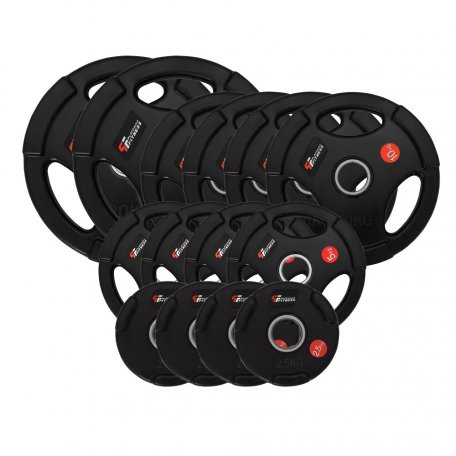 PF Zestaw 110kg Obciążenie Olimpijskie Gumowane 50mm