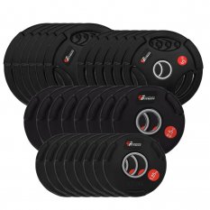 PF Zestaw 120kg Obciążenie Olimpijskie Gumowane 50mm