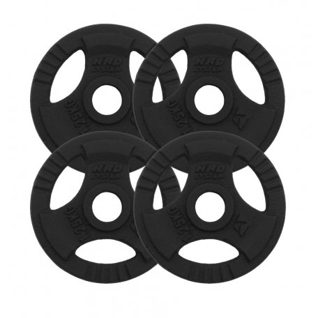 HRD Obciążenie żeliwne kierownica 29mm Zestaw 5kg (4x1,25)