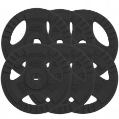 HRD Obciążenie żeliwne kierownica 29mm Zestaw 30kg (6x5)