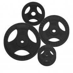 HRD Obciążenie żeliwne kierownica 29mm Zestaw 40kg (4x1,25, 2x2,5, 2x5, 2x10)