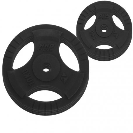 HRD Obciążenie żeliwne kierownica 29mm Zestaw 60kg (4x5, 4x10)