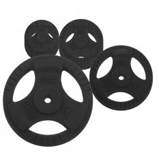 HRD Obciążenie żeliwne kierownica 29mm Zestaw 90kg (4x2,5, 4x5, 2x10, 2x 20)