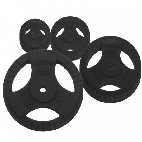 hrd Obciążenie żeliwne kierownica 29mm Zestaw 110kg (4x2,5, 4x5, 4x10, 2x 20)