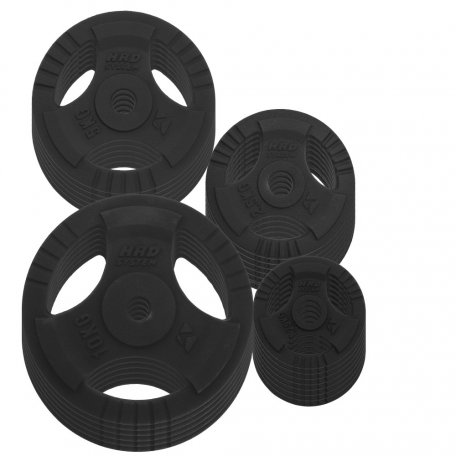 HRD Obciążenie żeliwne kierownica 29mm Zestaw 120kg (6xH0014,6xH0013,8xH0012,8xH0011)