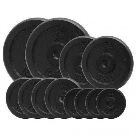 PlatinumFitness Zestaw 45kg Obciążenie żeliwne pełne 29mm