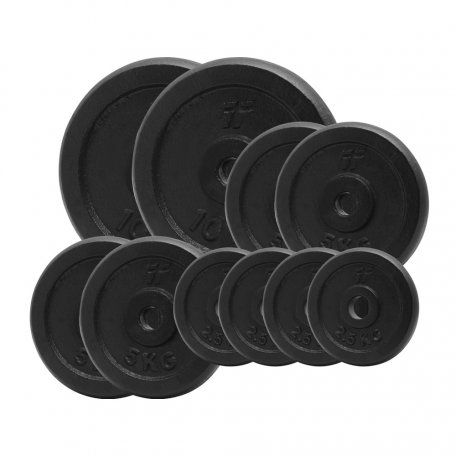 PlatinumFitness Zestaw 50kg Obciążenie żeliwne pełne 29mm