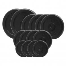 PlatinumFitness Zestaw 110kg Obciążenie żeliwne pełne 29mm